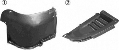 VAN WEZEL 4345435 -  Обшивка, колесная ниша